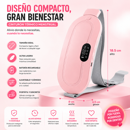 Cinturón térmico menstrual